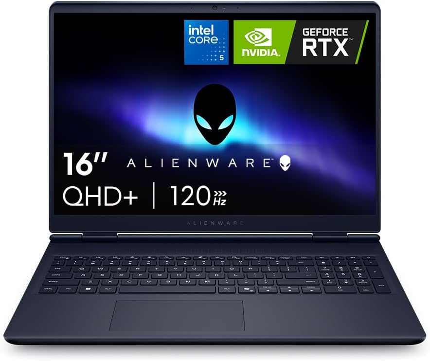 Notebook Gamer Dell Alienware 16 Aurora Core 7-240H, 32GB, 1TB, RTX5050, 16″ WQXGA 120Hz – Linux