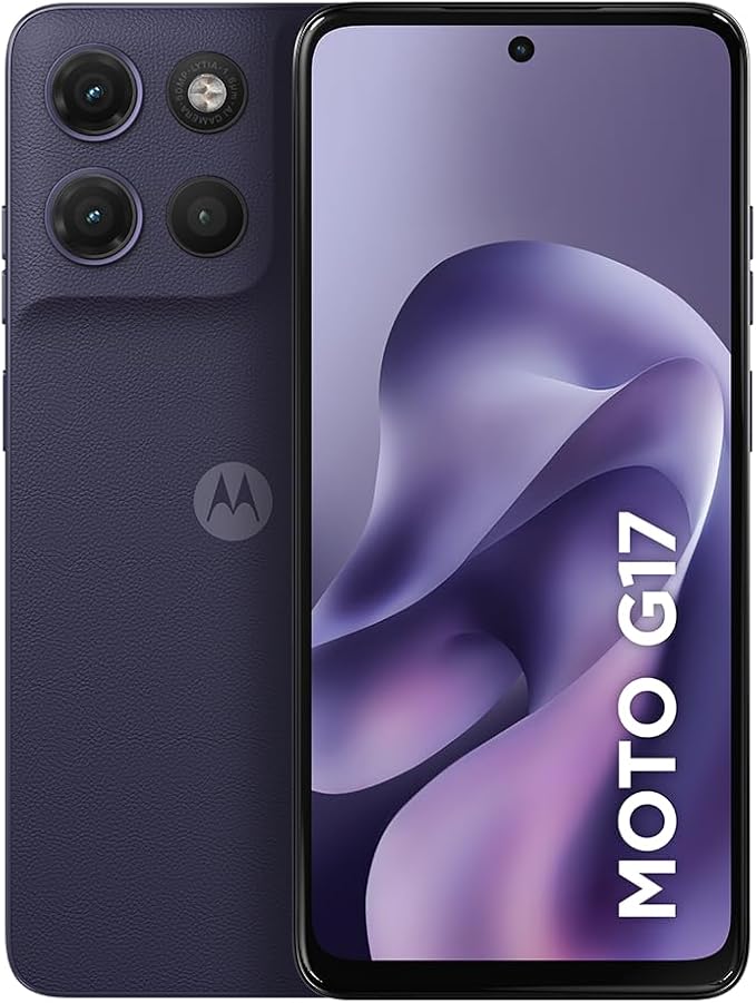 Celular Motorola Moto G17 4G, 12GB(4GB Ram+8GB Ram Boost),256GB, Tela 6.7″
