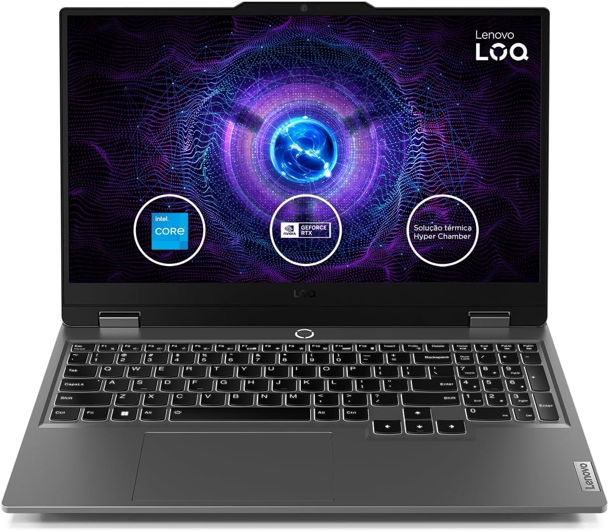 Notebook Lenovo LOQ 83KHS00000 i5-13450HX, 8GB, 512GB, RTX3050, 15.6″  144Hz – Linux