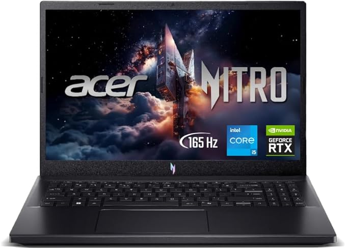 Notebook Gamer Acer Nitro V ANV15-52-51E4 i5-13420H, 16GB, 512GB, RTX4050 15.6″ FHD 165Hz – Win11