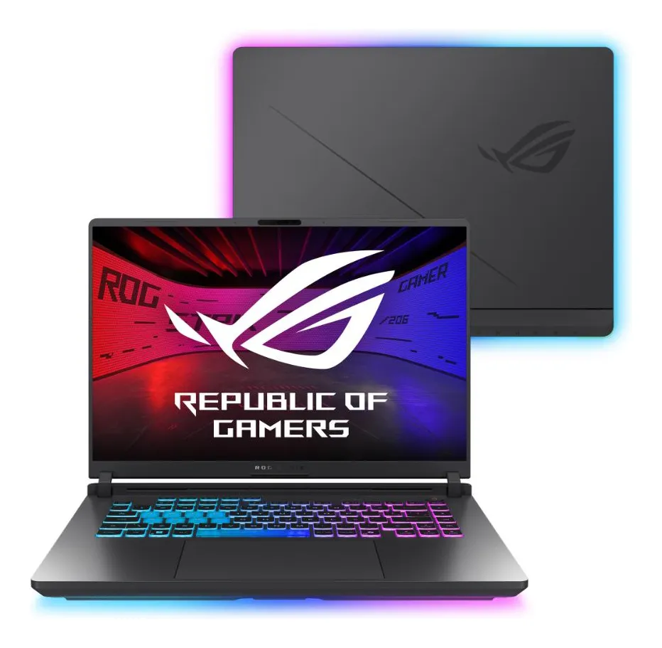 Notebook Gamer ROG Strix G16 G615JPR-S5001W i9-14900HX, 32GB, 1TB, RTX5070, 16″ 2.5k 240Hz – Win11
